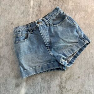 American Apparel Denim Blue Jean Shorts